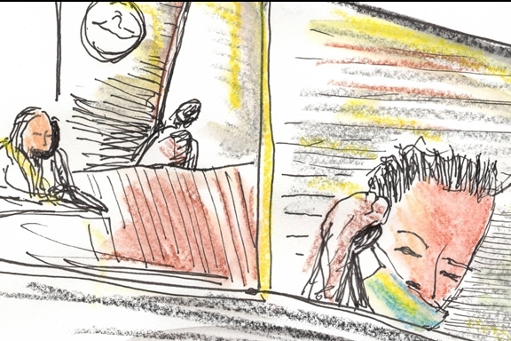 Observation sketch by Nanci Olsen